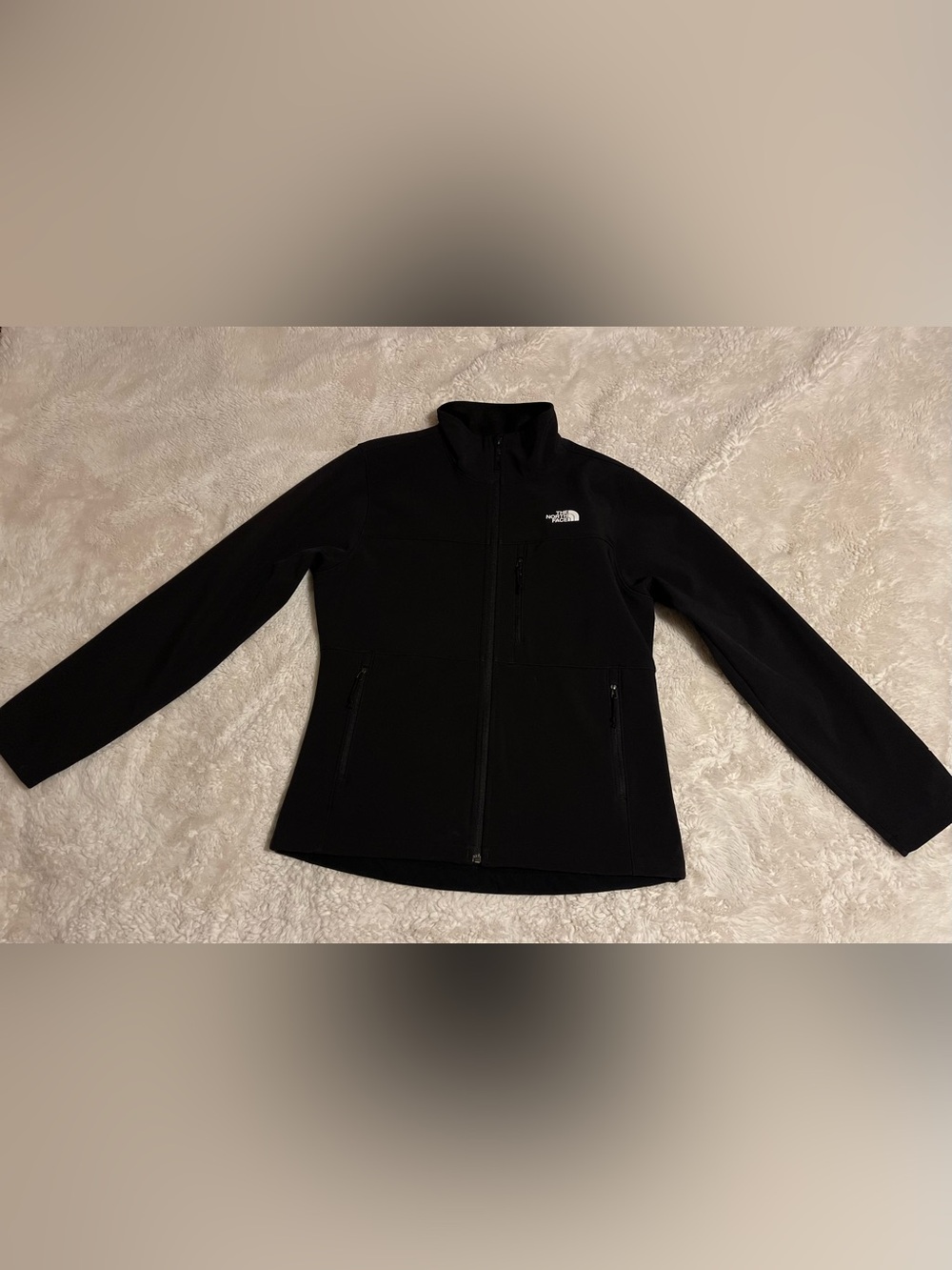 The North Face Apex Bionic Jacket Womens Medium Black Softshell Full Zip